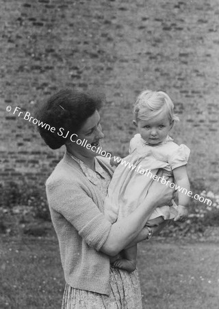 MRS ROSS WITH BRIGID MARY (GODCHILD)  NED AND KITTY MOLONEY WITH B-M